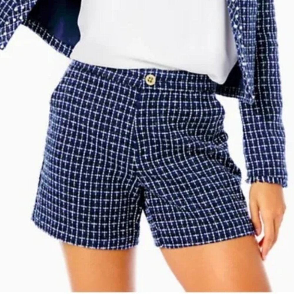 Gretchen 5” High Rise Short Fantasy Checkerboard (Sz6)